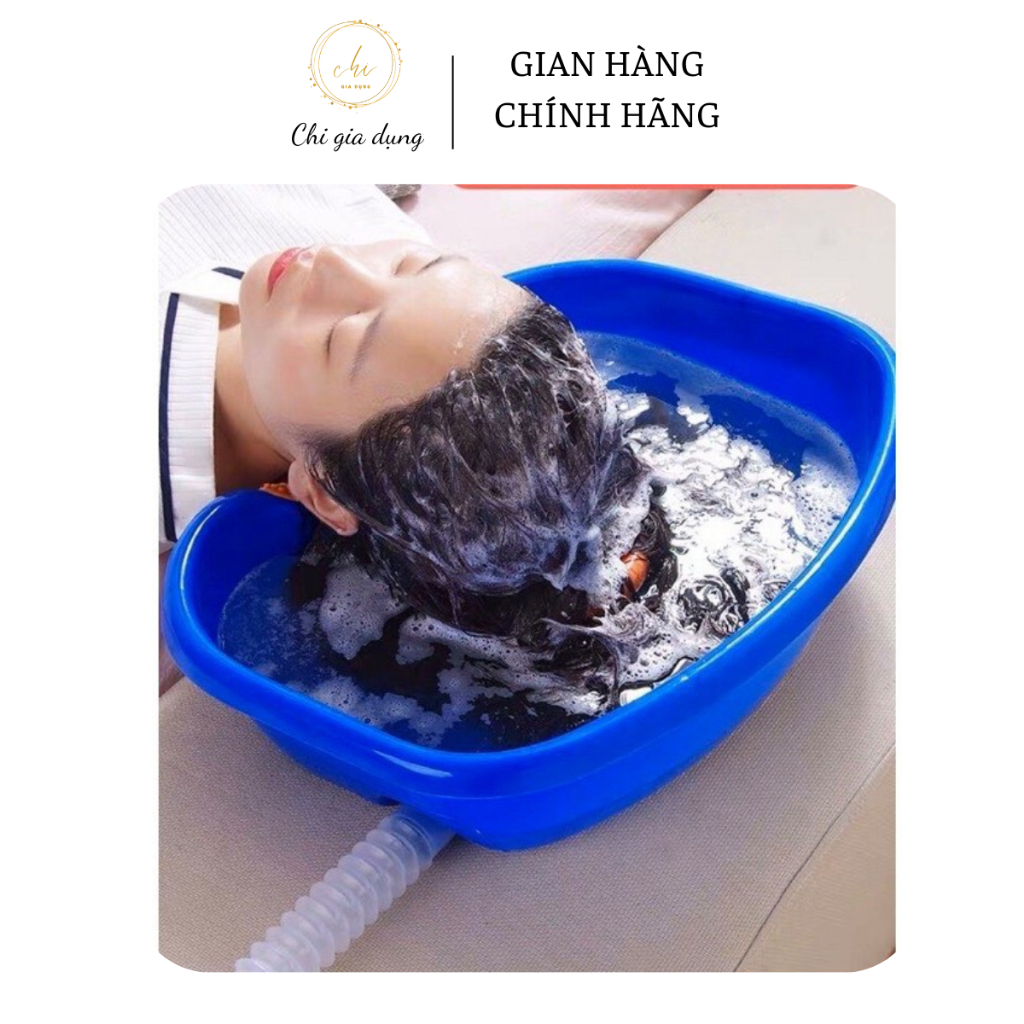 Chậu gội đầu tại giường cho người già, bà bầu, trẻ nhỏ Việt Nhật