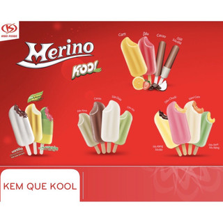 Kem Merino Kool 62g có các vị : dưa hấu, trái cây rừng, chanh muối