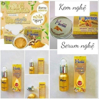 Bộ đôi kem nghệ Herbal Thái