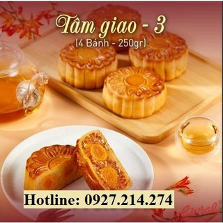 Bánh trung thu givral combo tâm giao 3