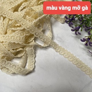 Ren thun viền , phụ liệu may vá  , size 1  cm( dây 10 mét)