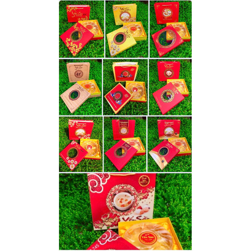 COMBO HỘP QUÀ TẶNG HOA MAI 100GR KHÔNG CÓ KHAY ĐƯỜNG