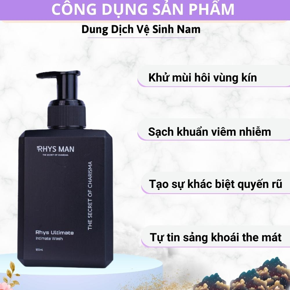Gel Vệ Sinh Nam giới Dung Dịch Vệ Sinh Nam Rhys Man Chính Hãng 120ml Dddvs Hương Nước Hoa Chăm Sóc Vùng Kín Hết Hôi Ngứa