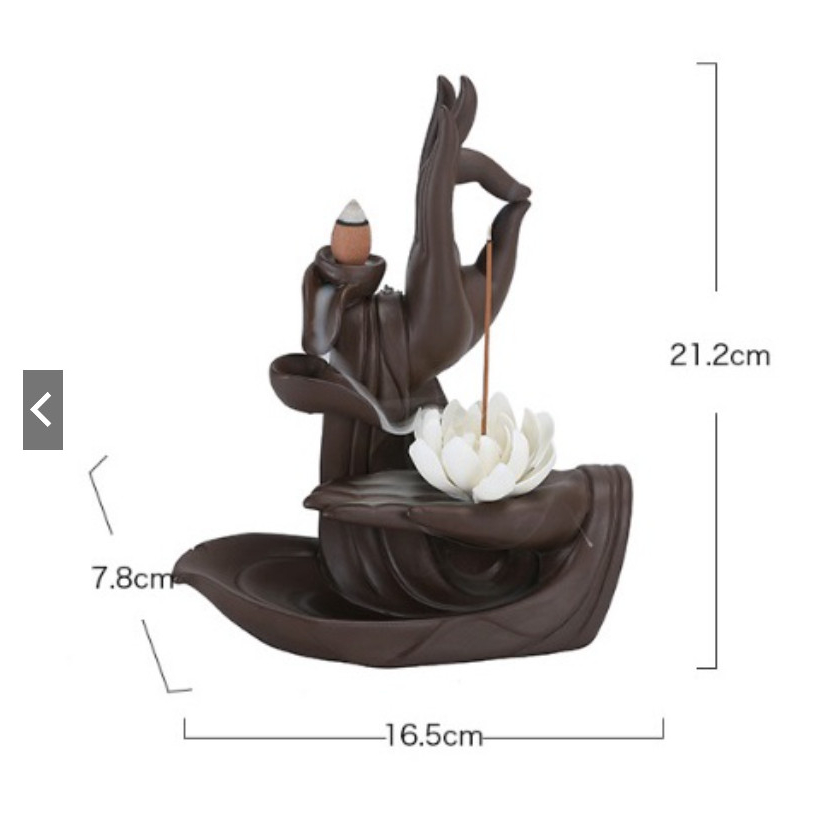 Giao Nhanh Trầm hương khói ngược Bàn Tay Phật 1, Thác khói trầm hương cao cấp, tiểu cảnh - Nhà cửa thơm tho, sạch sẽ