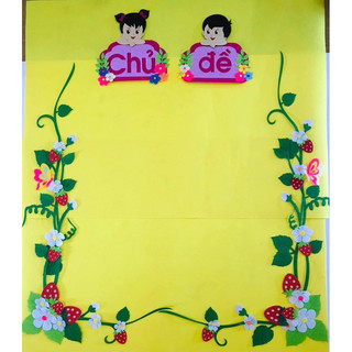 Viền chủ đề trang trí mầm non