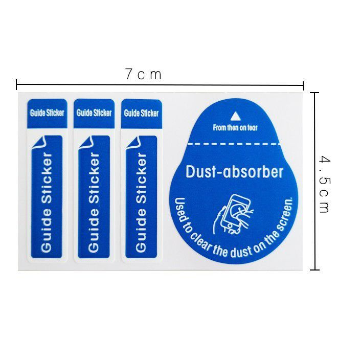 Miếng dính bụi màn hình Miếng dán lấy bụi thoại khi dán kính cường lực điện thoại (1 Bộ)