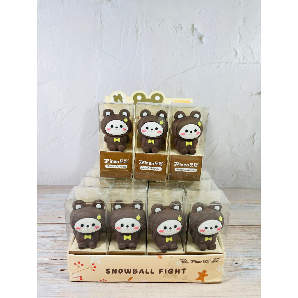 Gọt Bút Chì Gấu Dâu Dễ Thương, Chuốt Bút Chì Gấu Dâu Lotso Trawberry Bear Pencil Sharpener Hot Trend, Chuốt Chì Cà Rốt