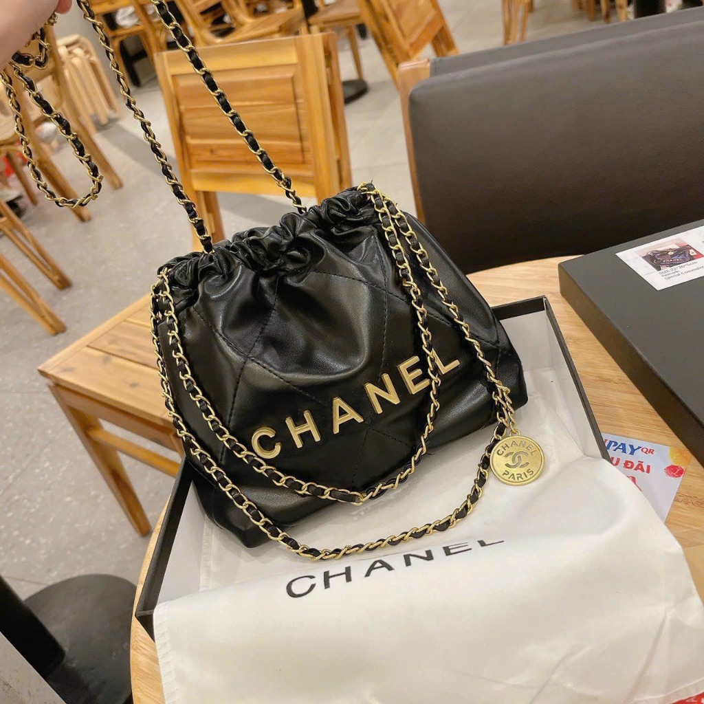 Túi Chaneo Hobo Shopping Mini Fullbox Size 20