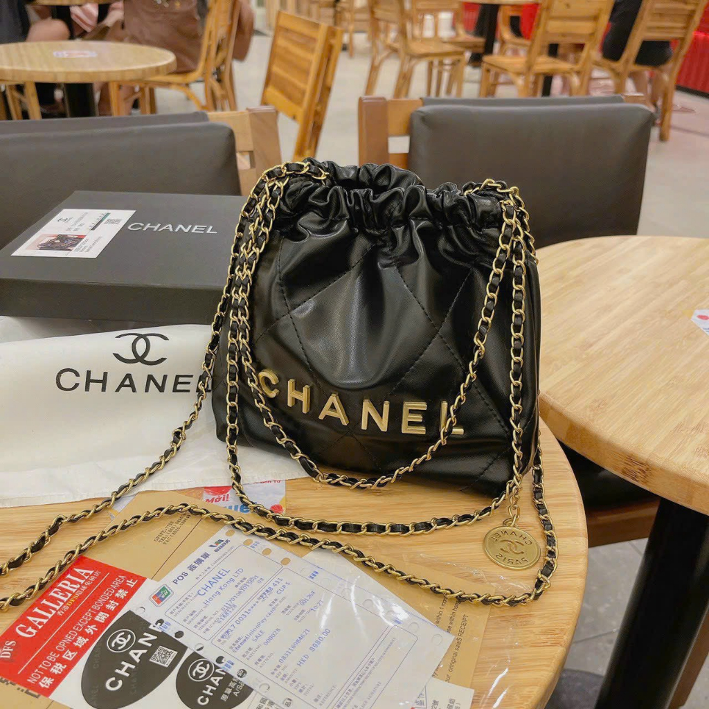 Túi Chaneo Hobo Shopping Mini Fullbox Size 20