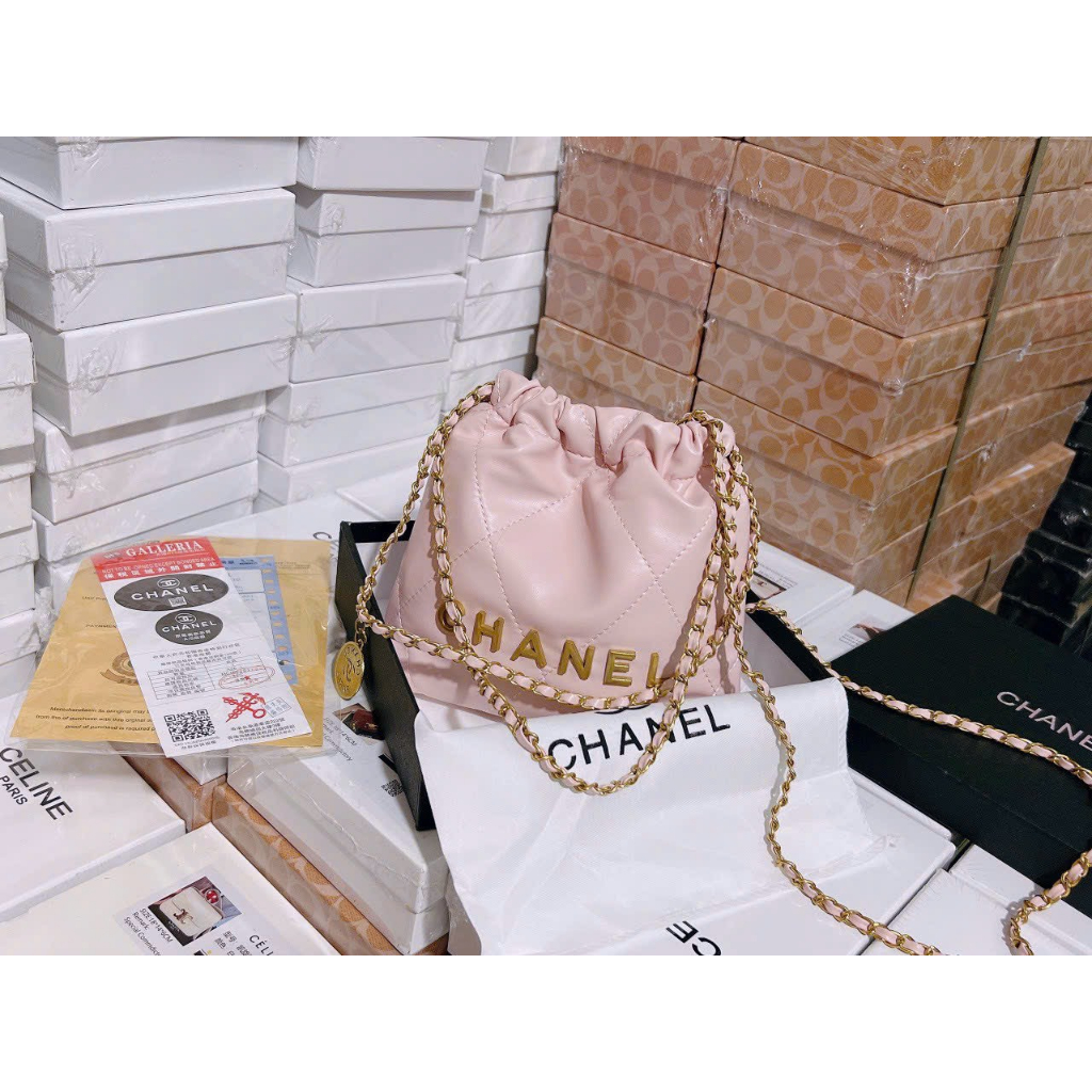 Túi Chaneo Hobo Shopping Mini Fullbox Size 20