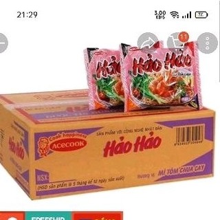 Thùng mì hảo hảo chua cay 30 gói