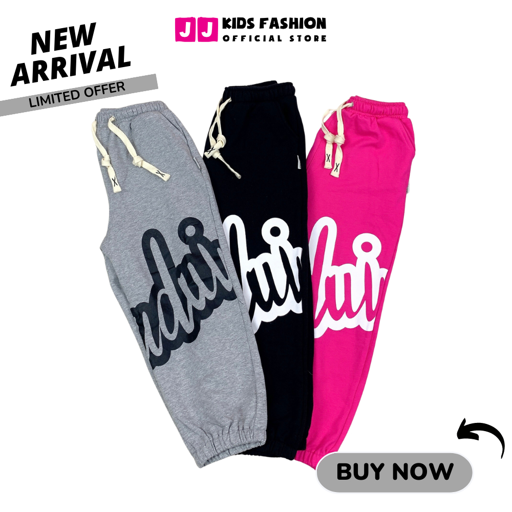 Quần Jogger bé gái, bé trai, quần thun dài bo ống hip hop năng động thoải mái full size | J Kids Fashion
