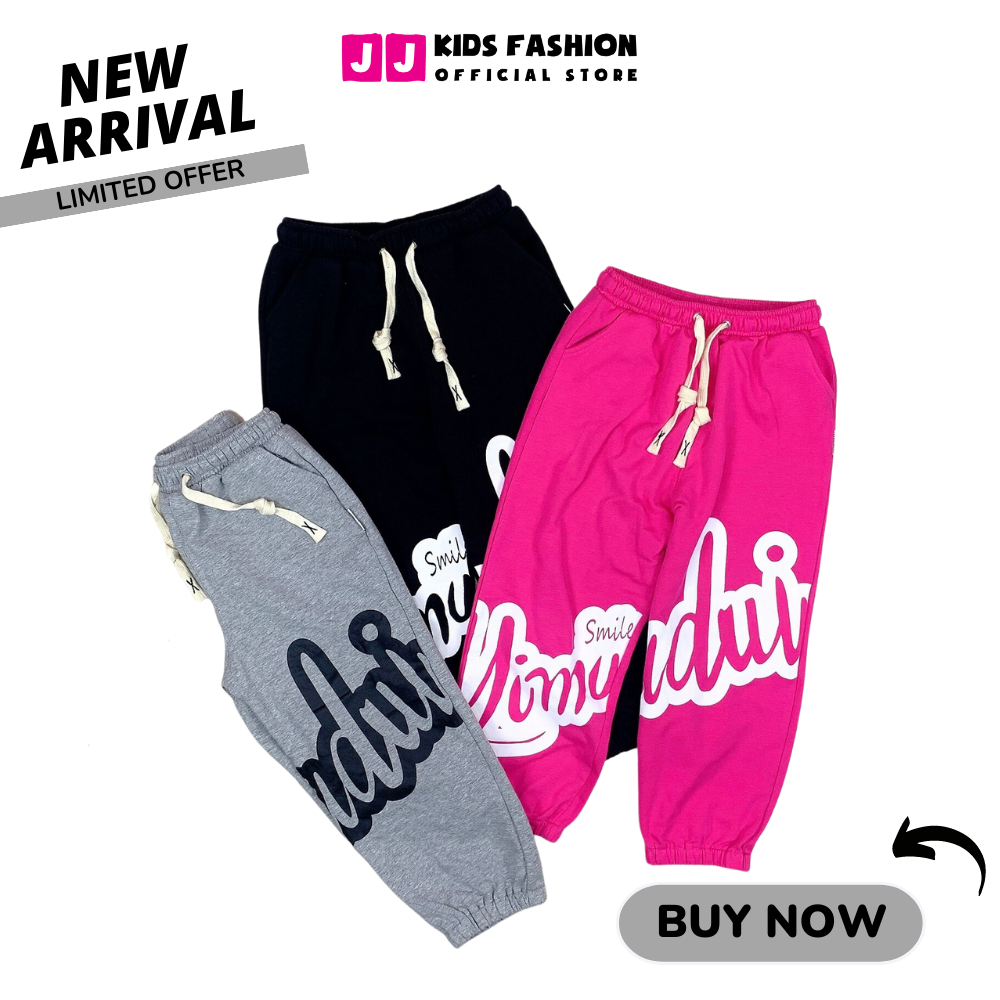 Quần Jogger bé gái, bé trai, quần thun dài bo ống hip hop năng động thoải mái full size | J Kids Fashion