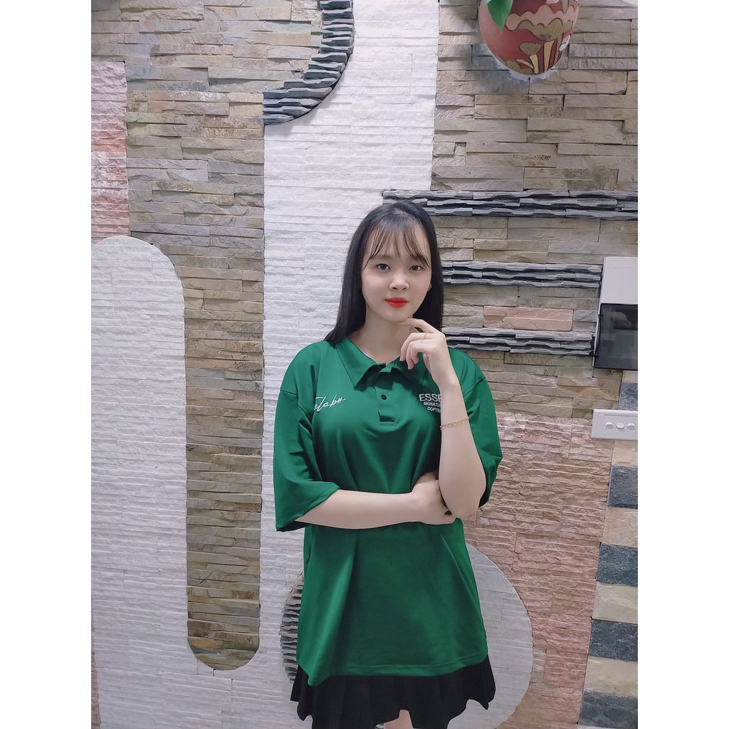 Áo Polo Cổ Bẻ Ngắn Tay,Áo Polo Teelab Mèo Nam Nữ Unisex Chất Cá Sấu Cao Cấp -NANA SHOP.