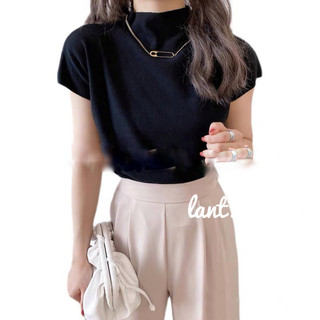 áo len tay hến cổ leo
