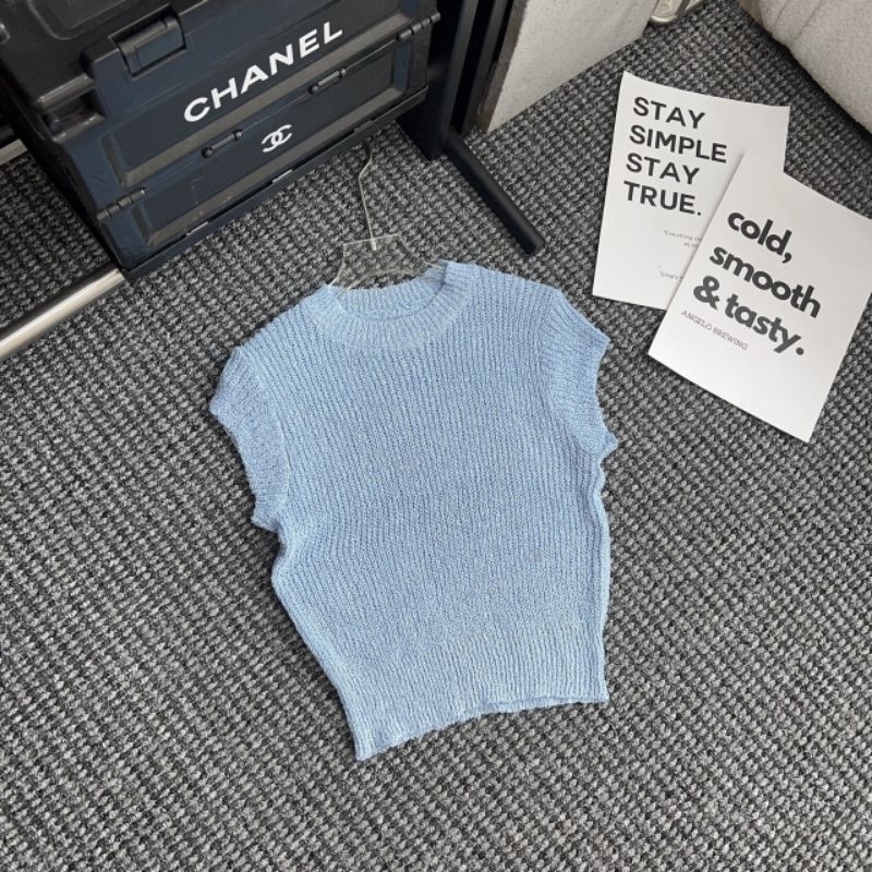 Áo len sợi bo hàng QC