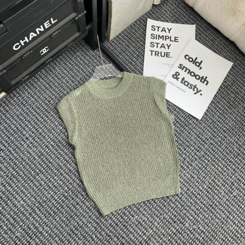 Áo len sợi bo hàng QC