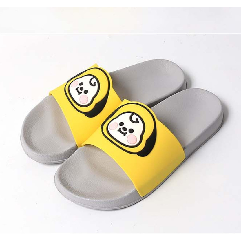 Dép quai ngang dễ thương BT21 Hàn Quốc