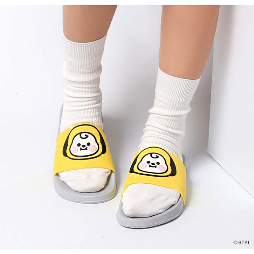 Dép quai ngang dễ thương BT21 Hàn Quốc