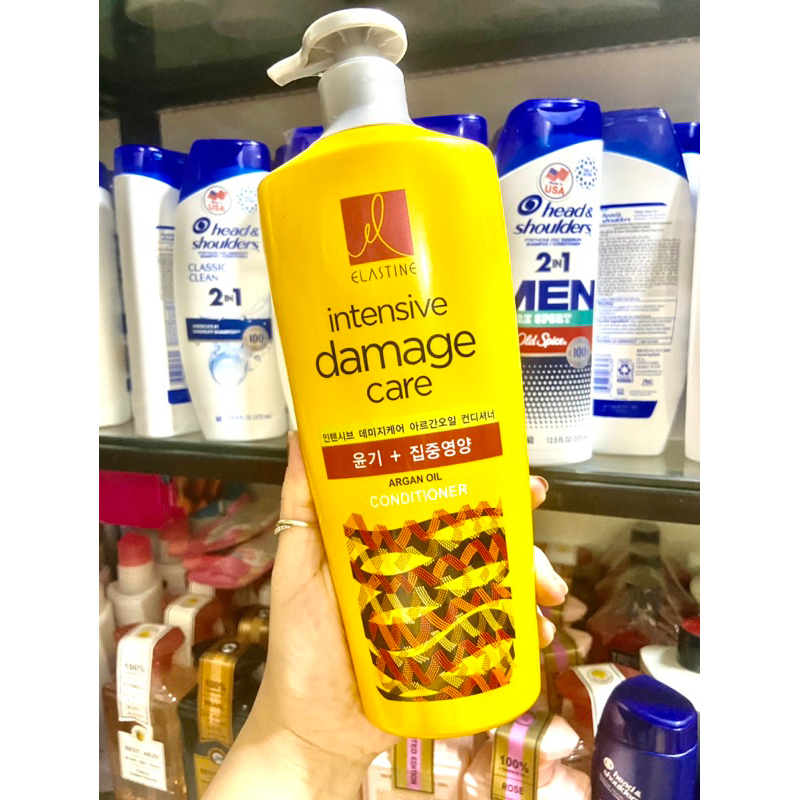 DẦU GỘI - DẦU XẢ ELASTINE INTENSIVE DAMAGE CARE ARGAB OIL SHAMPOO & CONDITIONER