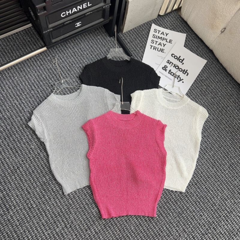 Áo len sợi bo hàng QC