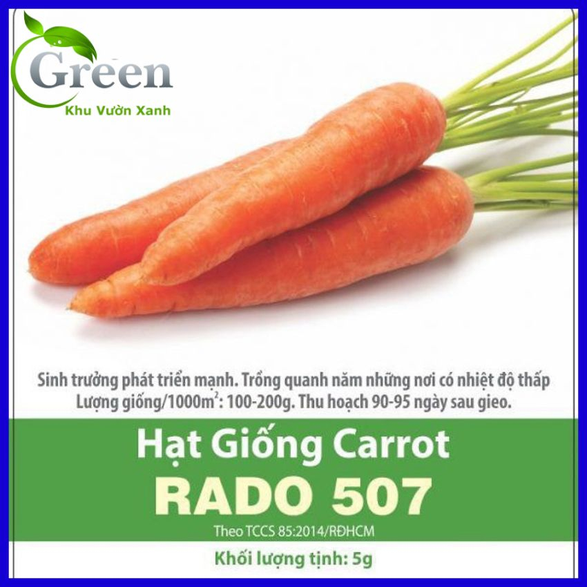 Hạt Giống Củ Cà Rốt Dễ Trồng, Chăm Sóc