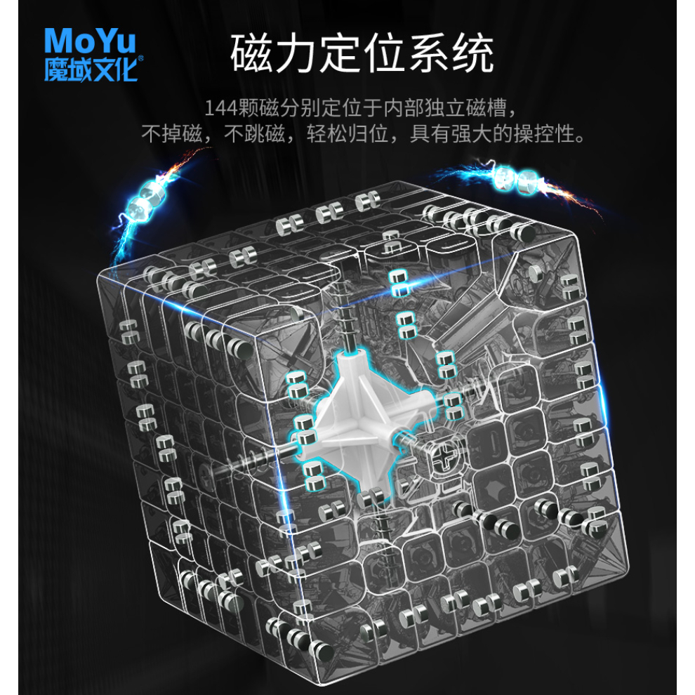 Rubik Aofu WRM 7x7 stkless không viền