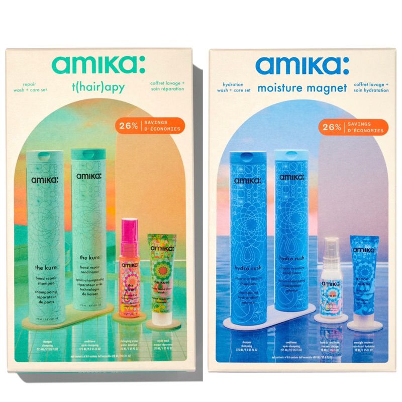 Set dầu gội Amika 4 món $74