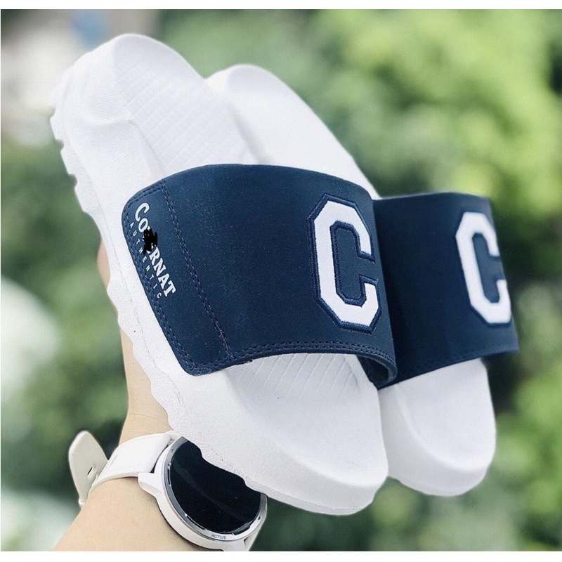 Dép Quai Ngang Covernat Nam. Dép Quai Ngang Chữ C. Dép Covernat Đế IP Kiểu Dáng Quai Ngang Logo Chữ C