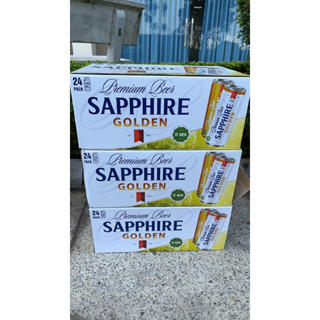 THÙNG BIA HẠ LONG SAPPHIRE GOLD ( vàng ) 24 lon