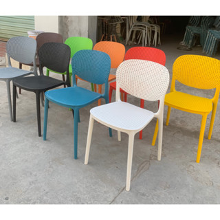 Ghế Nhựa Đúc Sankyo Nguyên Khối , Ghế Nhà Hàng Quán Cafe Trà Tranh Nhiều Màu Sắc