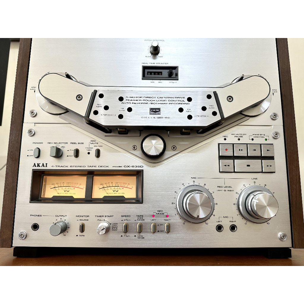 Đầu băng cối AKAI GX-635D hàng đấu e-bay đẹp xs