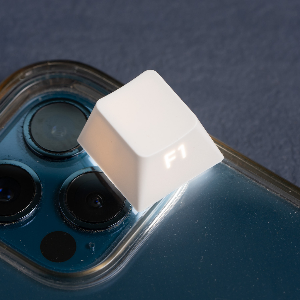 Keycap Ninja xuyên led trắng, PBT in doubleshot cherry profile cực đẹp