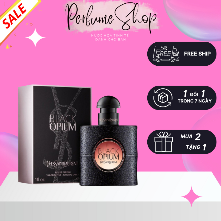 Nước Hoa Nữ Y.v.es S.aint L.aurent Y.sl Black O.pium Women Edp 90Ml - Hương Thơm Bí Ẩn, Năng Động Và Đầy Thu Hút