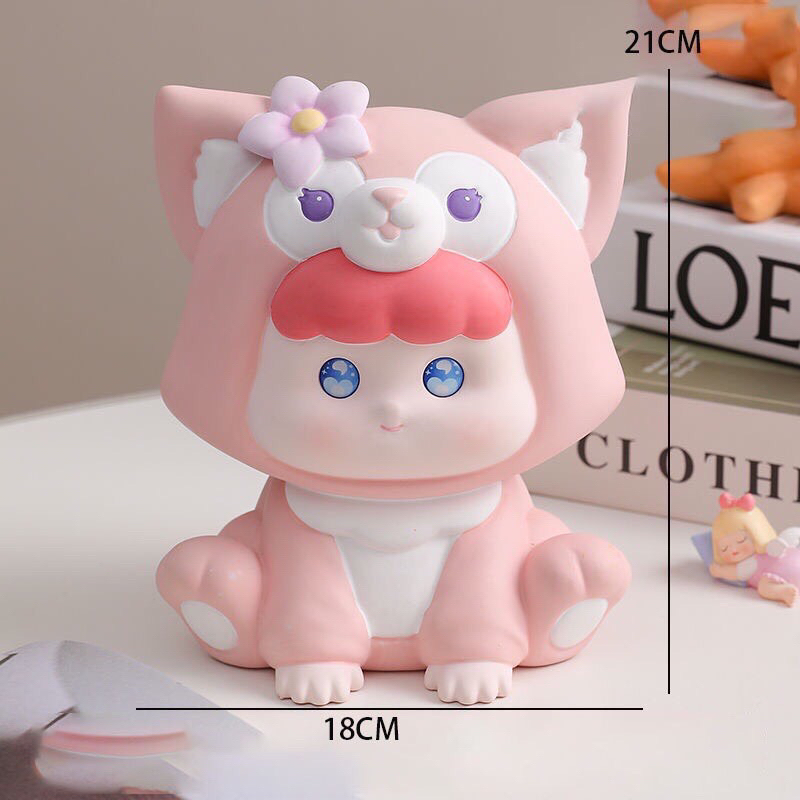 Tô Tượng Thạch Cao Bé Cáo Bei Bei Size XXL dễ thương