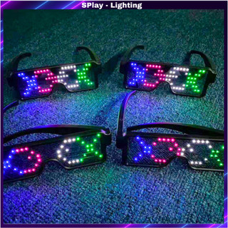 Kính led phát sáng bay phòng quay tiktok phát sáng 7 màu