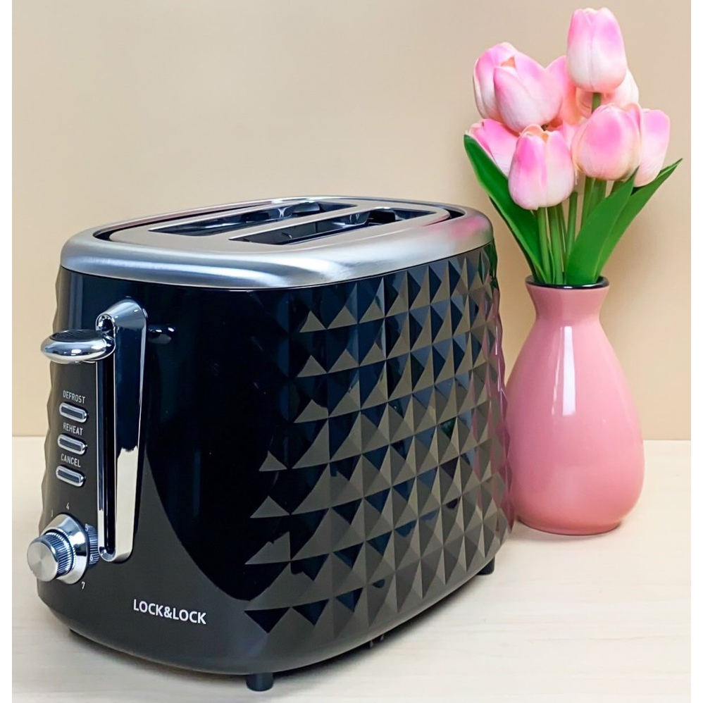 Máy Nướng Bánh Mì Lock&Lock EJB222BLK 850W Màu đen - hàng chính hãng