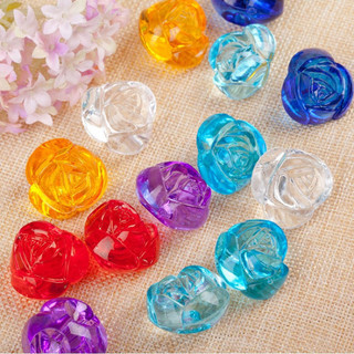 Hạt nụ bông hoa hồng 15mm20mm28mm nhuỵ hoa hồng, vật liệu làm hoa Handmade S0237