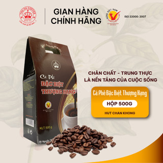 Cà phê đặc biệt thượng hạng thu hà coffee hộp 500g thơm ngon đậm đà