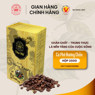 Cà phê hương chồn thu hà coffee hộp 250g vị đậm đà hương thơm độc đáo