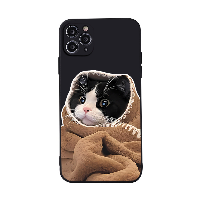 Ốp điện thoại iphone TPU dẻo hình cặp đôi mèo ngộ nghĩnh dễ thương cho iphone 6/6s/7/8/X/XS/11/12/13/14 Pro Plus Max