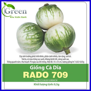 Hạt Giống Cà Dĩa Da Ếch - Cà Bát
