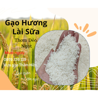 5kg gạo hương lài sữa - chợ đào - gạo dẻo vừa, thơm cơm - bena organic