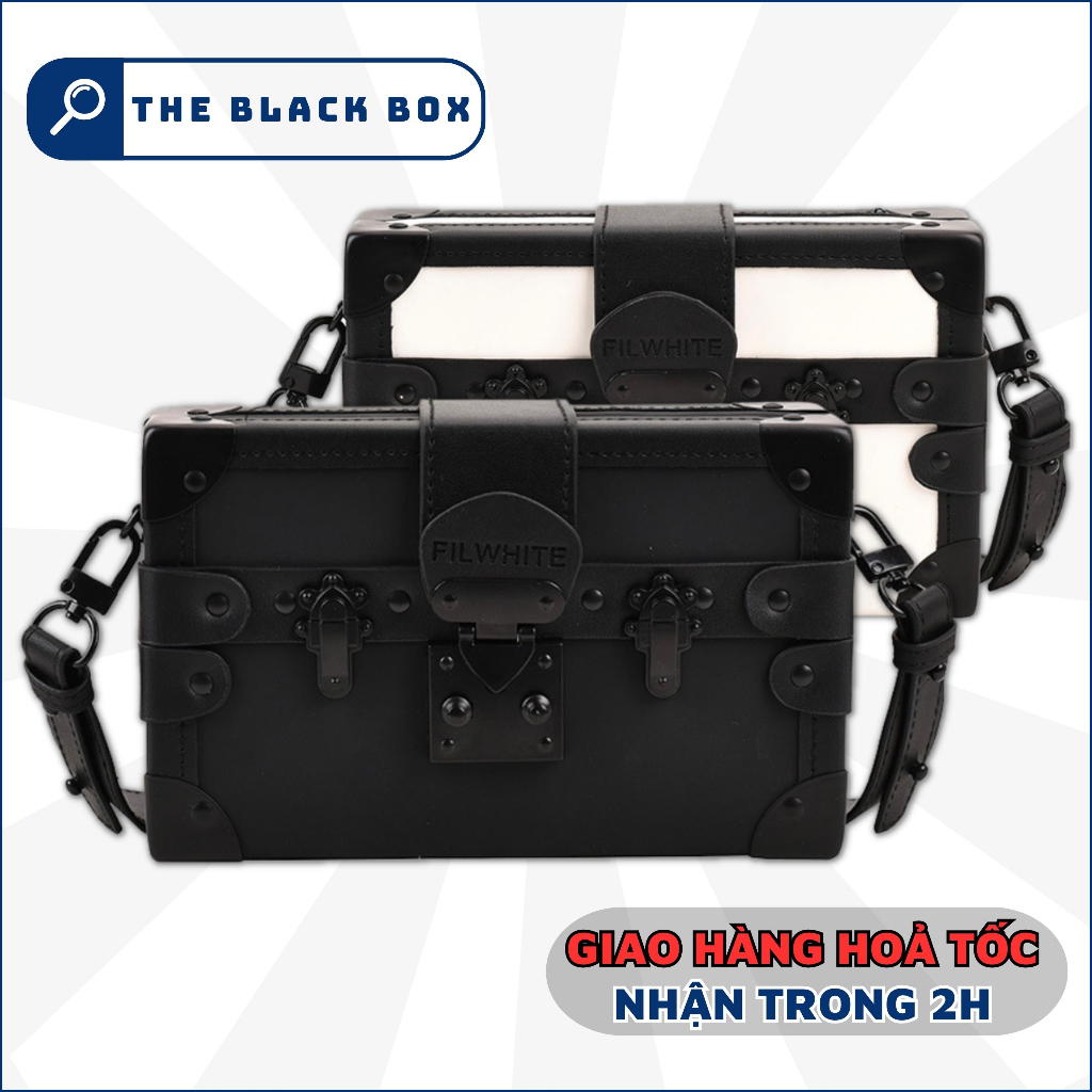 Túi Đeo Chéo Nam Nữ Dạng Hộp Chữ Nhật Bọc Da Cứng Cáp Sang Trọng - Mã H11