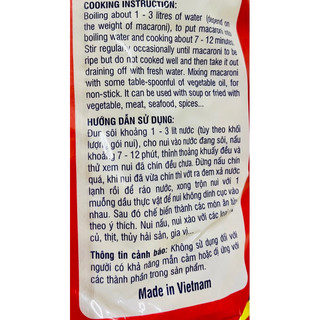 Nui ống Safoco gói (400g)