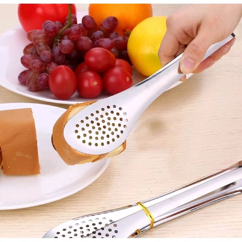 Kẹp Gắp Thức Ăn Bằng Thép Không Gỉ Cao Cấp