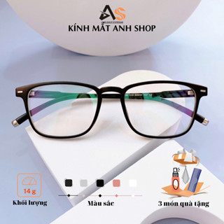 Gọng kính vuông thời trang nam nữ chất liệu nhựa dẻo 213A