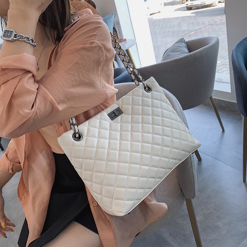 Túi Tote Công Sở Nữ Đeo Vai ĐEO CHÉO CHẦN CHÁM SZ 28 Đi Chơi Đi làm Đi học Thời Trang size 28cm T850