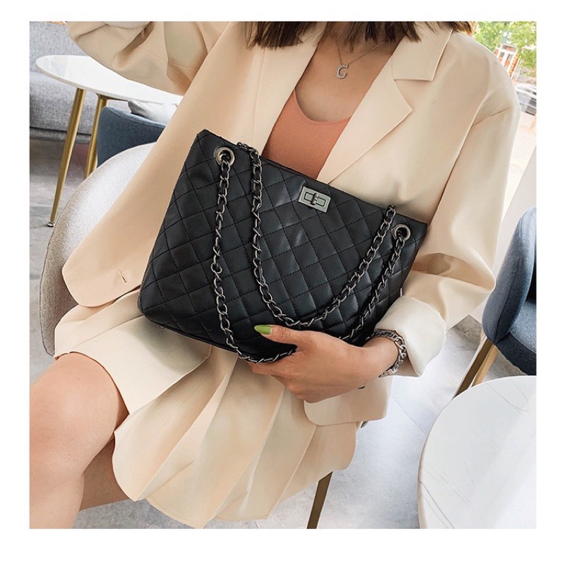 Túi Tote Công Sở Nữ Đeo Vai ĐEO CHÉO CHẦN CHÁM SZ 28 Đi Chơi Đi làm Đi học Thời Trang size 28cm T850