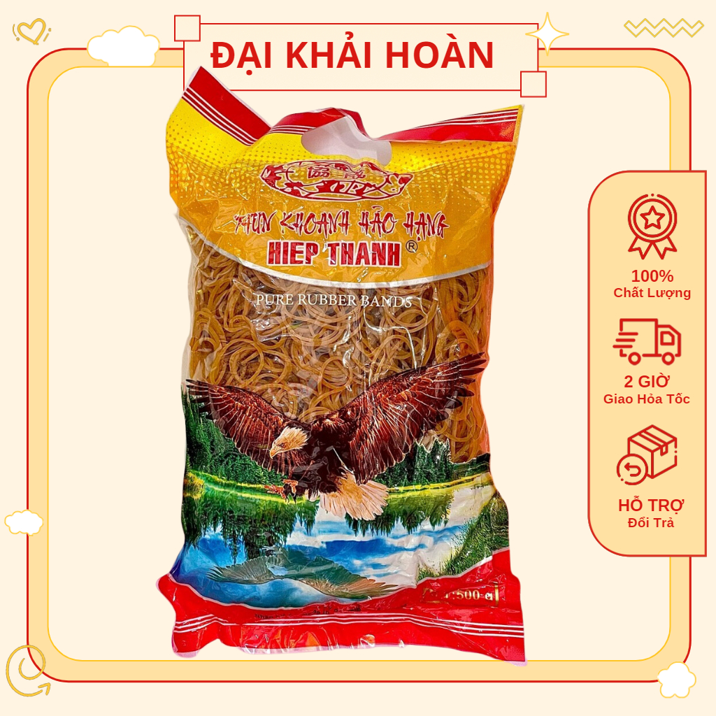 Dây Thun Vàng Đại Bàng Hiệp Thành| Đủ 3 size
